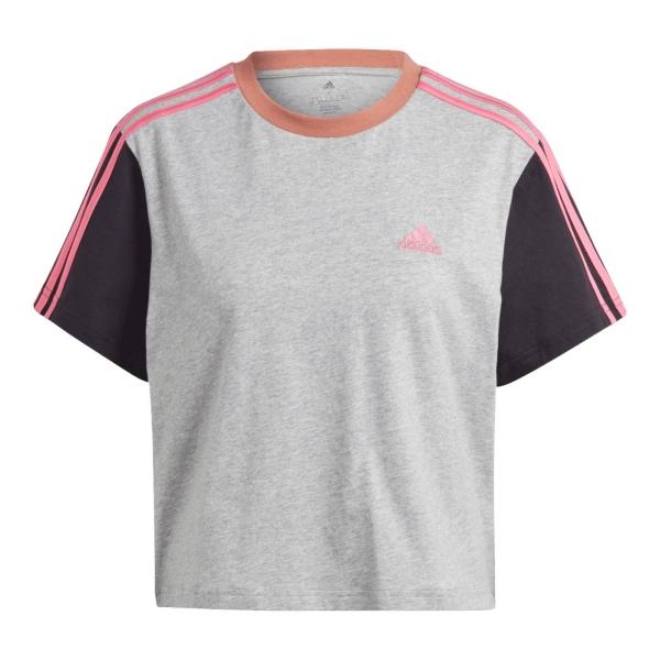PLAYERA ADIDAS MUJER GRIS ADIDAS W 3S CR TOP IM0363