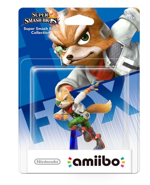 Amiibo Super Smash Bros Fox Star Fox -Game Center