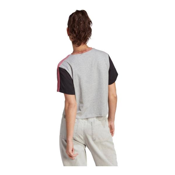PLAYERA ADIDAS MUJER GRIS ADIDAS W 3S CR TOP IM0363