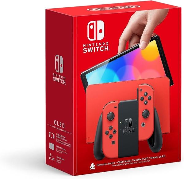 Consola Nintendo Switch Oled Rojo Mario Bros - Game Center