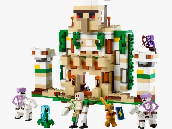 Lego Set Minecraft La Fortaleza Golem Hierro 21250 - Game Center.