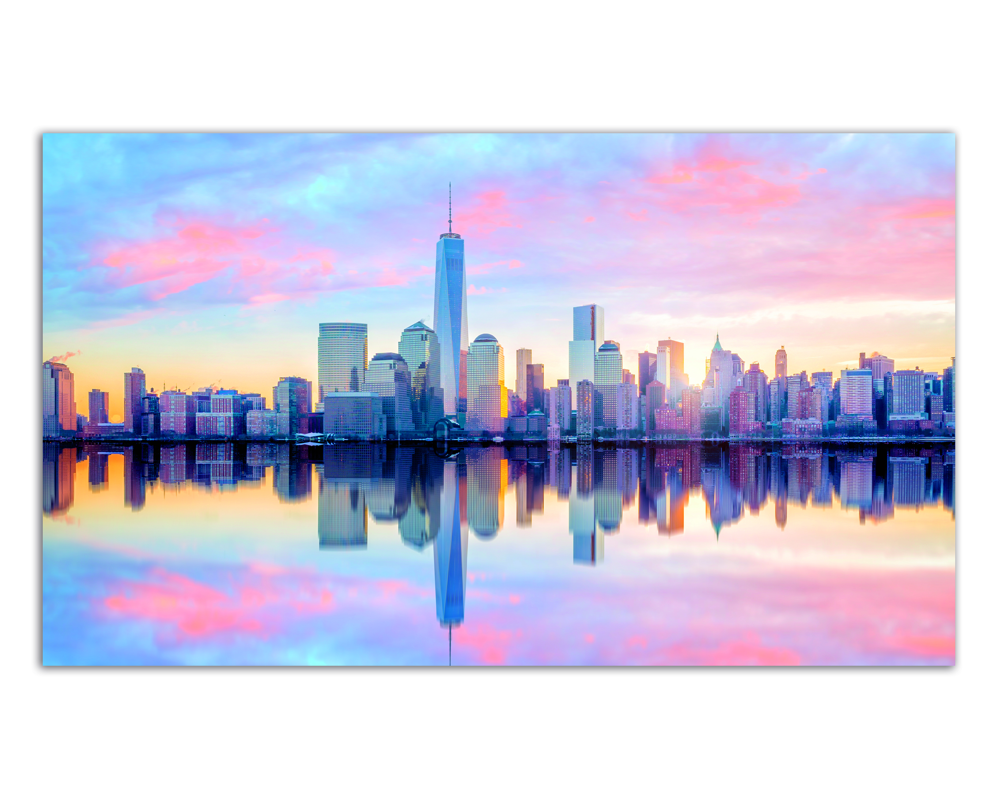 Cuadro Decorativo Acrílico Manhattan Skyline 70x120  