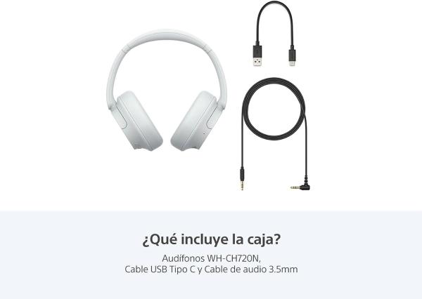 Sony Audifonos Inalambricos Blanco Wh Ch720n Wzuc - Game Center