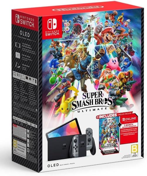 Consola Nintendo Switch Oled Super Smash Bros - Game Center