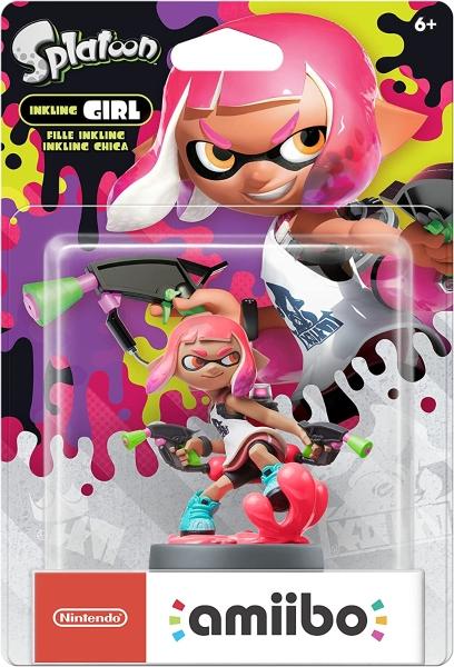 Amiibo Splatoon Inkling Girl Pink Rosa - Game Center