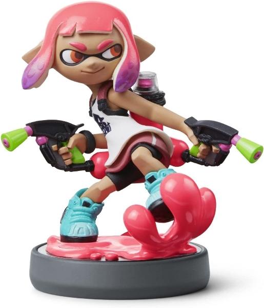 Amiibo Splatoon Inkling Girl Pink Rosa - Game Center
