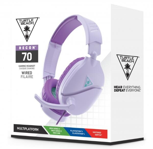 Diadema Headset Turtle Beach Recon 70 Lavanda - Game Center