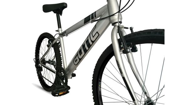 Bicicleta Montaña Gotic 6 Velocidades Rodada 26 Gris
