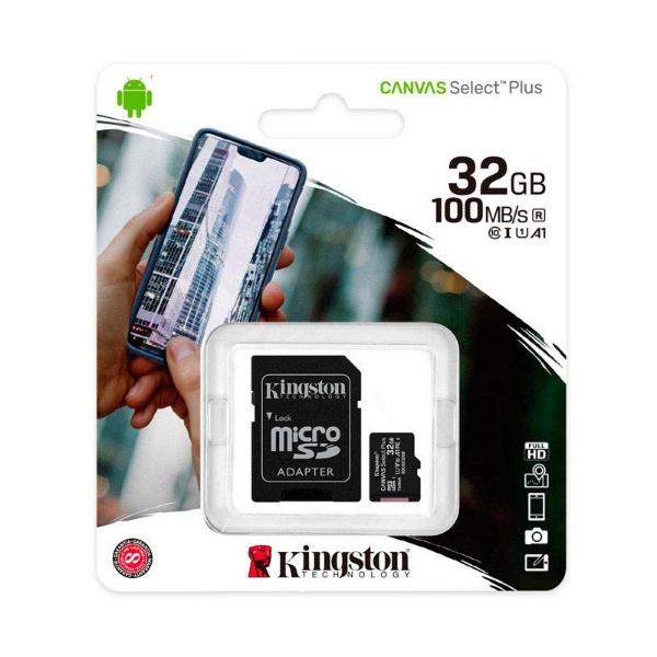 MICRO SD 32GB CLASE 10 |  100MB/S -KINGSTON-