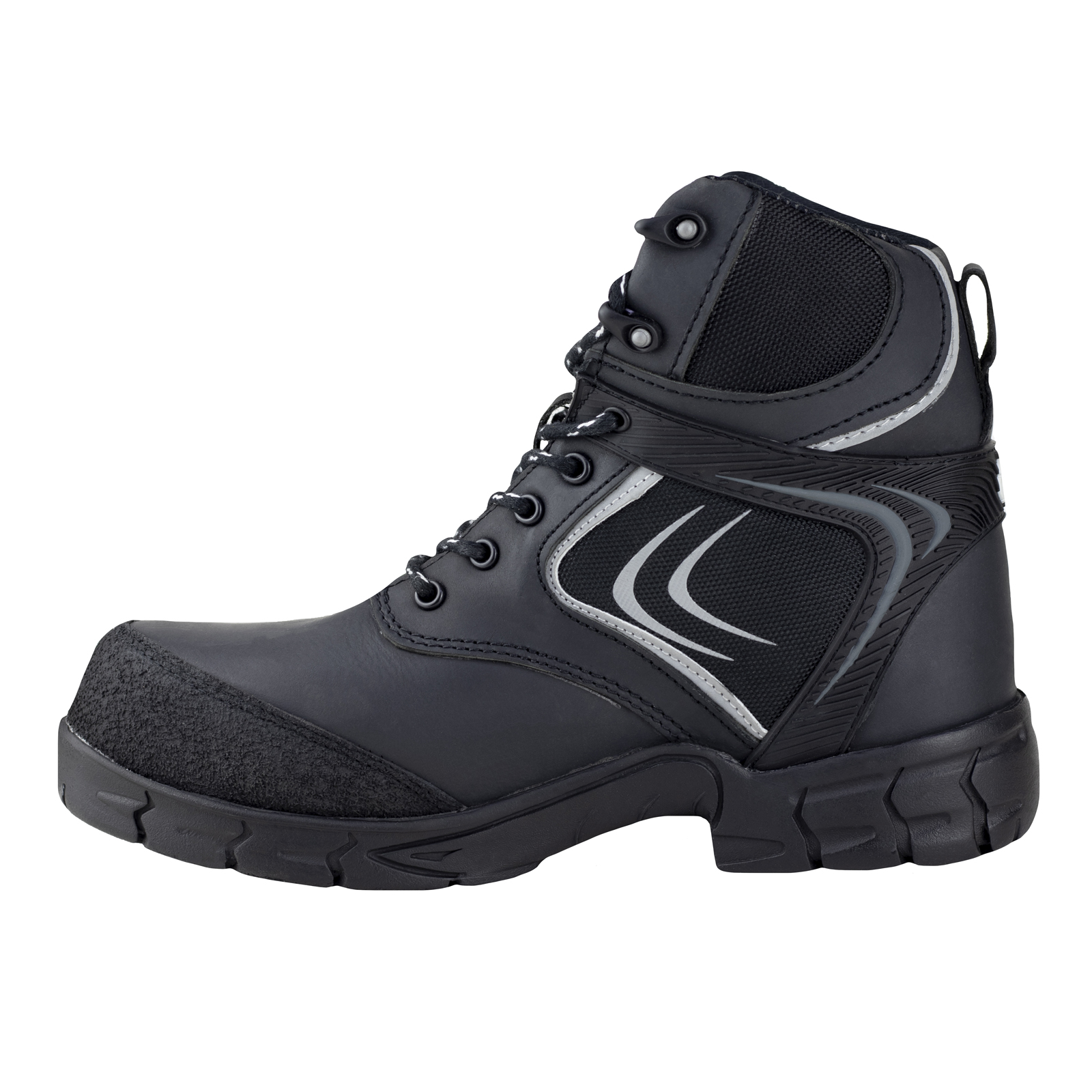 Bota Industrial Hombre Jeep Casquillo 5107 Negro Poliamida.