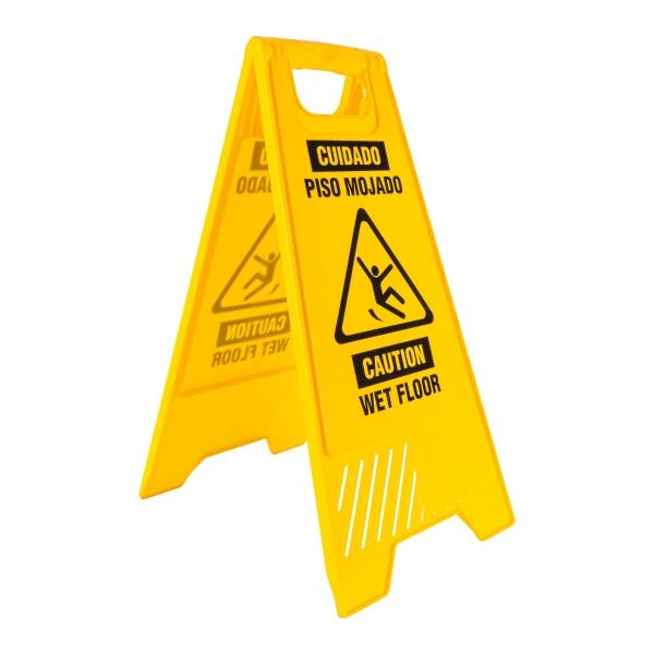 LETRERO PLEGABLE PARA PISO MOJADO 