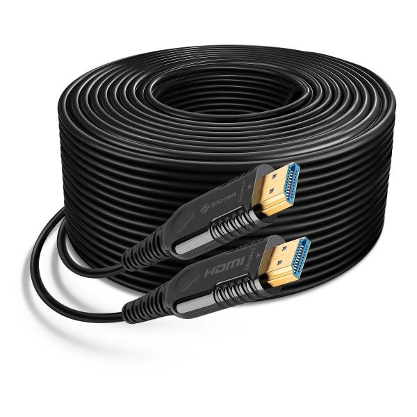 CABLE HDMI FIBRA OPTICA P/4K DE 50M - 206-750 - STEREN