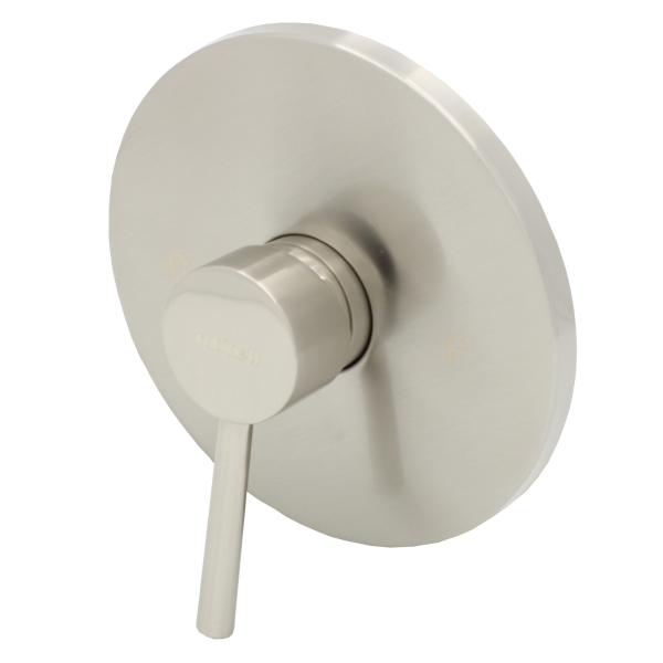 Monomando Para Regadera Redondo Acero Inoxidable Satinado