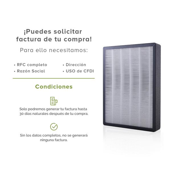 AVERA Filtro de repuesto para Purificador de Aire 30 M2 FRHEPA01