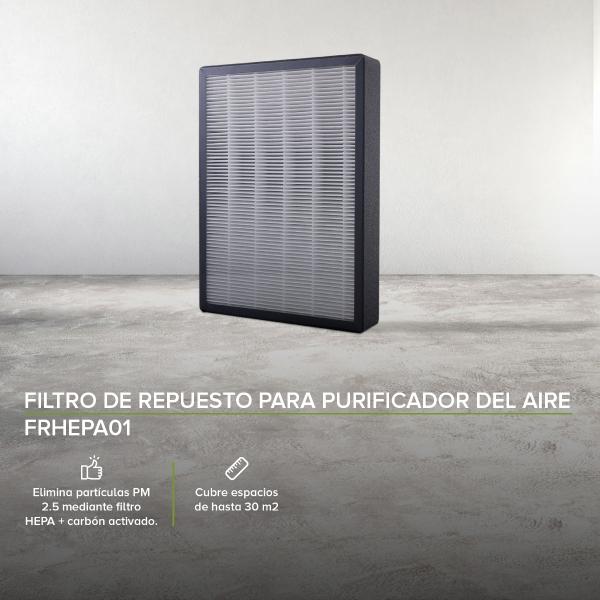 AVERA Filtro de repuesto para Purificador de Aire 30 M2 FRHEPA01