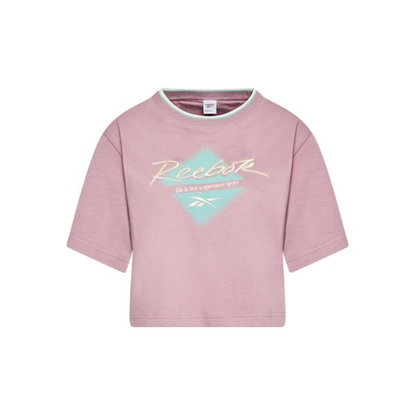 PLAYERA REEBOK MUJER LILA REEBOK CL Q3 GRAPHIC HK4936