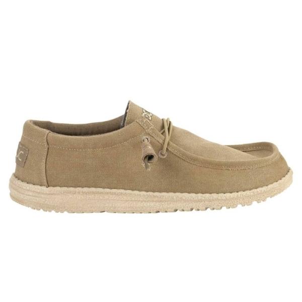 TENIS HEY DUDE HOMBRE MARRON CLARO HEY DUDE WALLY 110061602