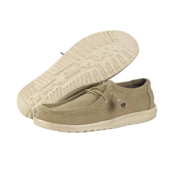 TENIS HEY DUDE HOMBRE MARRON CLARO HEY DUDE WALLY 110061602