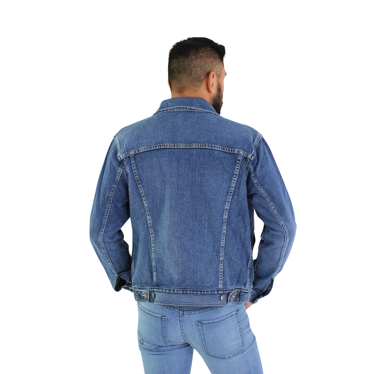 Chamarra De Mezclilla Innermotion Azul Marino Estilo 3361 Para Hombre