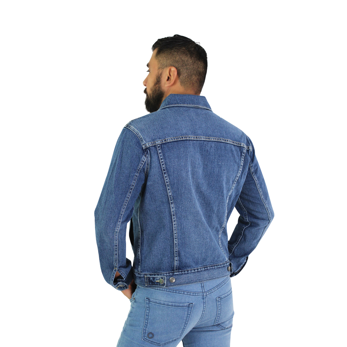 Chamarra De Mezclilla Innermotion Azul Marino Estilo 3361 Para Hombre
