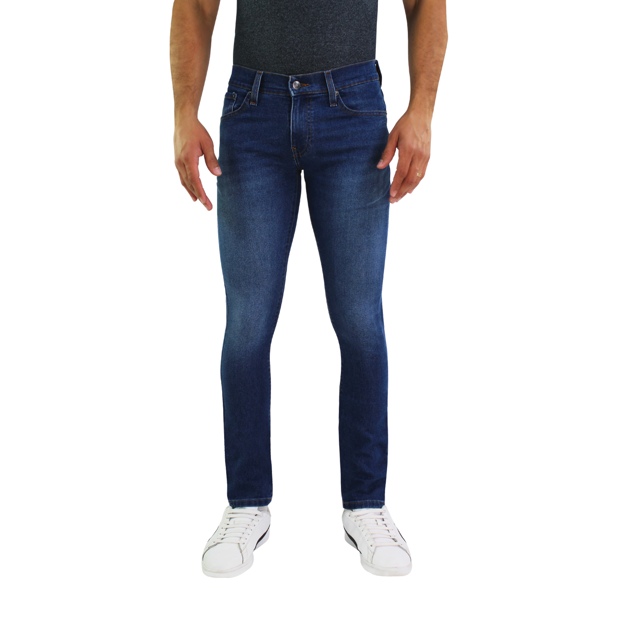 Jeans Innermotion Azul Marino Corte Skinny Estilo 3348 Para Hombre.