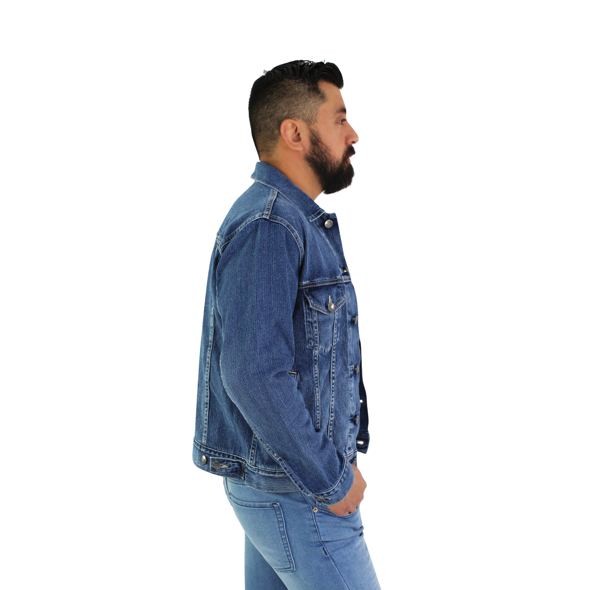 Chamarra De Mezclilla Innermotion Azul Marino Estilo 3361 Para Hombre