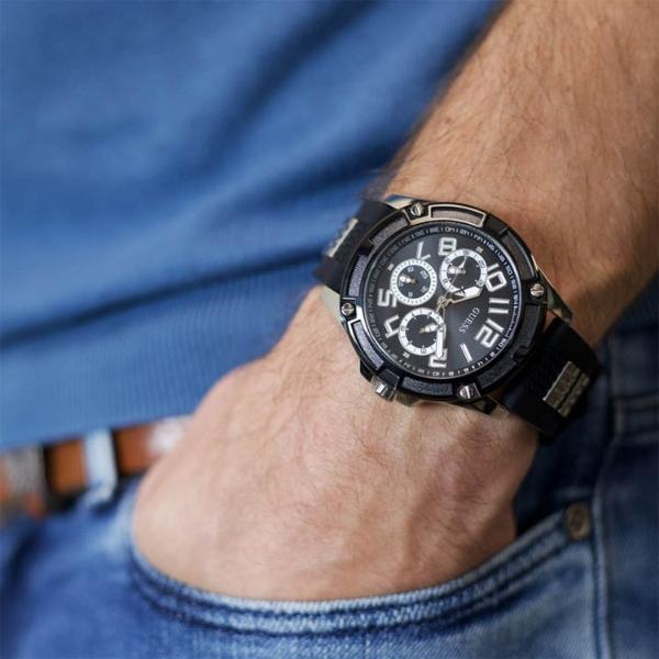 Reloj para hombre Guess para Delta Negro GW0051G1