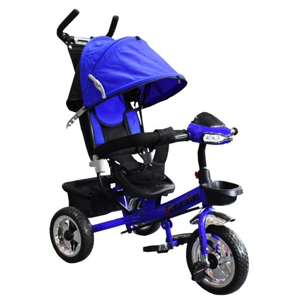 Triciclo Infantil Evolutivo con Luz y Sonido para niños G106 Azul