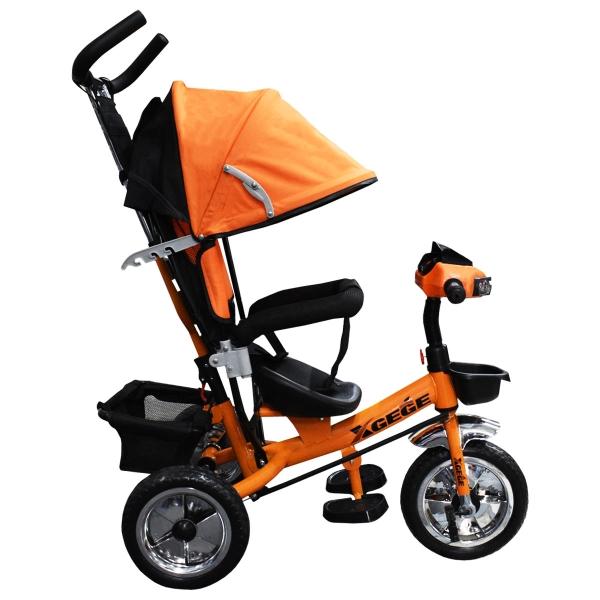 Triciclo Infantil Evolutivo con Luz y Sonido para niños G106 Naranja.