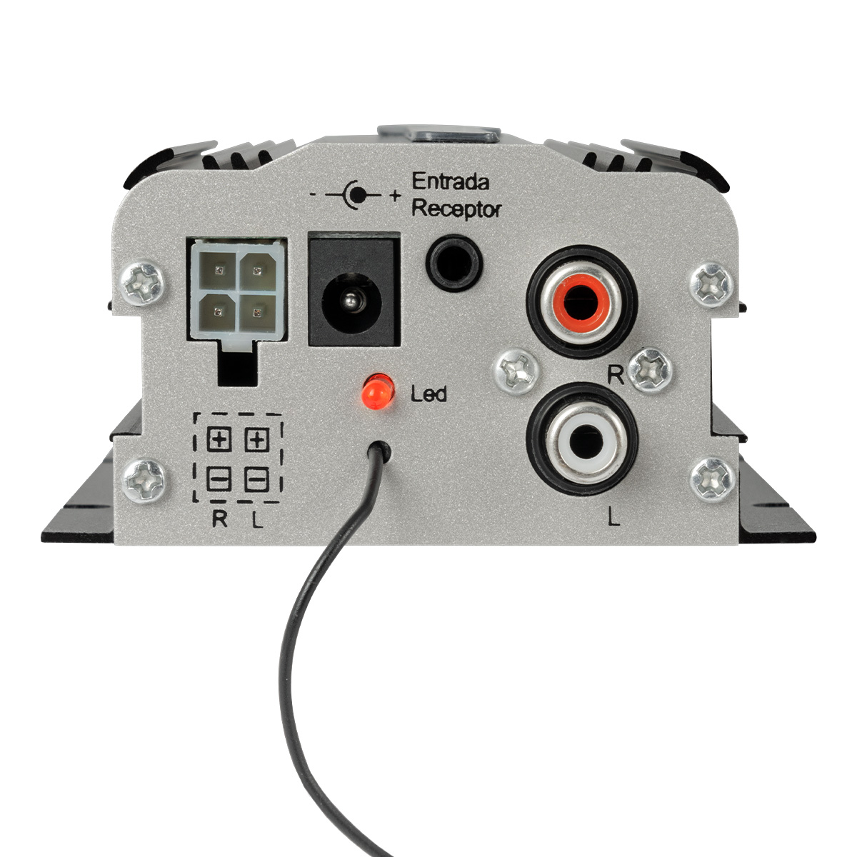 Mini Amplificador De 2 Canales Bluetooth Mitzu Mit-76bt Color Negro