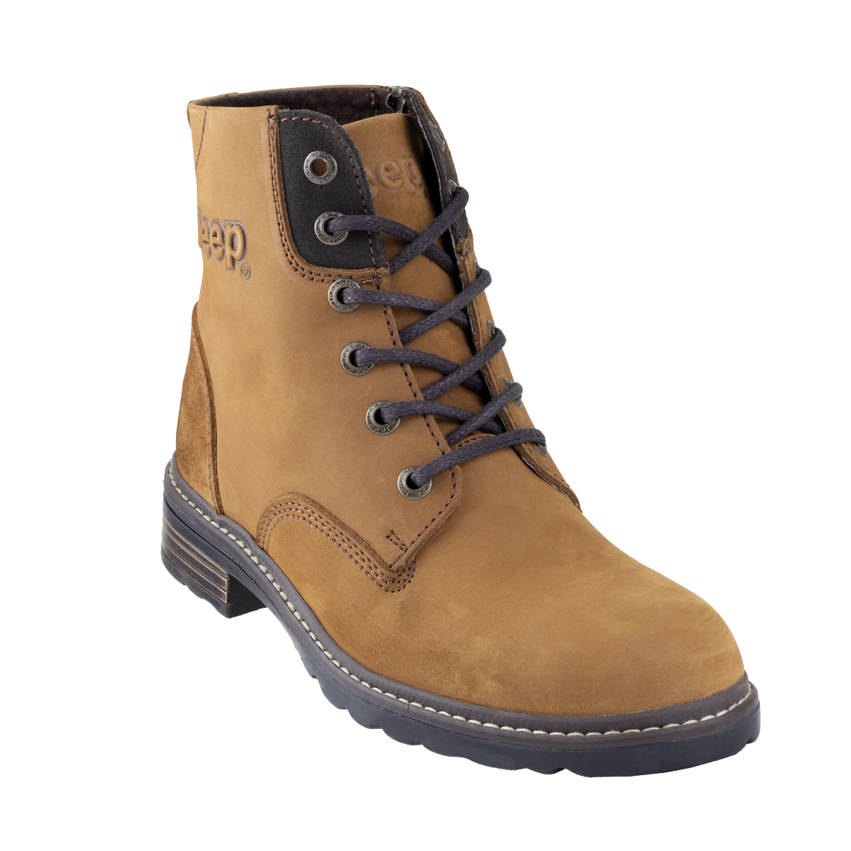 BOTAS DE VESTIR PARA HOMBRE JEEP CONFORT 20102 NOBUCK BRONCE.