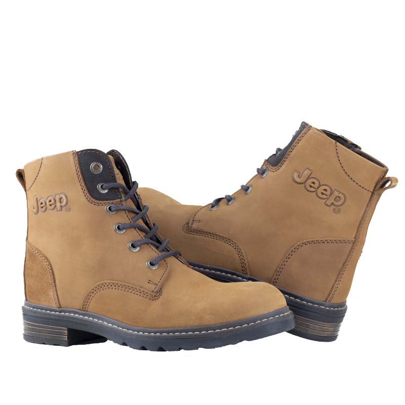 BOTAS DE VESTIR PARA HOMBRE JEEP CONFORT 20102 NOBUCK BRONCE.