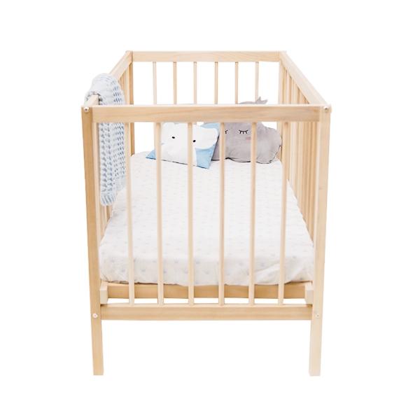 Cuna Para Bebe Nórdica Corral De Madera Importada Montessori
