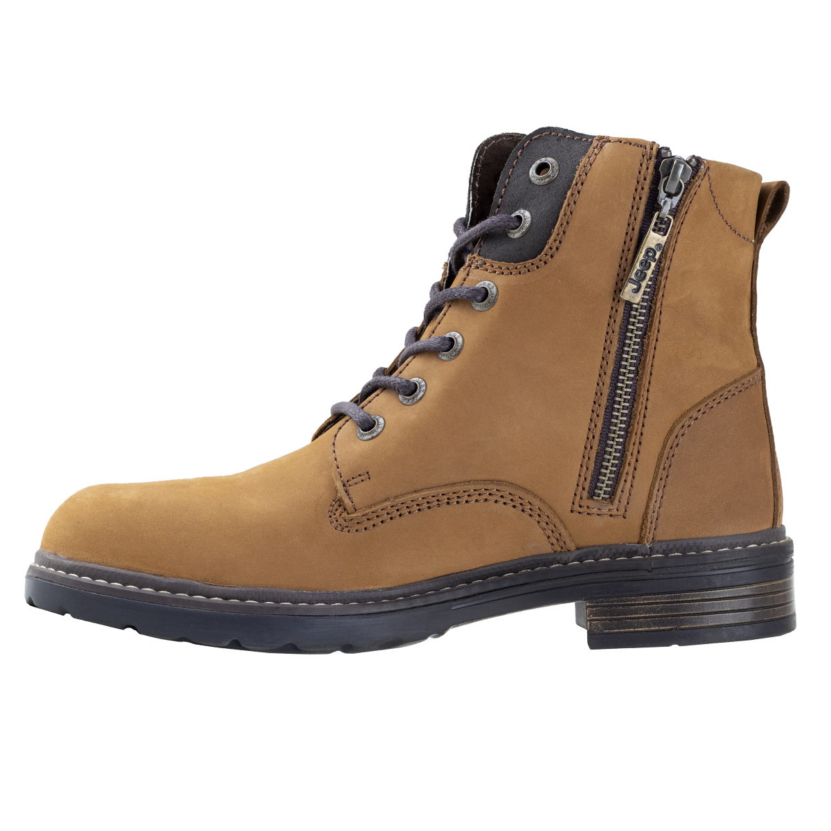 BOTAS DE VESTIR PARA HOMBRE JEEP CONFORT 20102 NOBUCK BRONCE