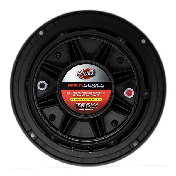 Medio Rango Open Show C/tweeter Integrado Rock Series RKS-R65OST 1000 Watts 6.5 Pulgadas 