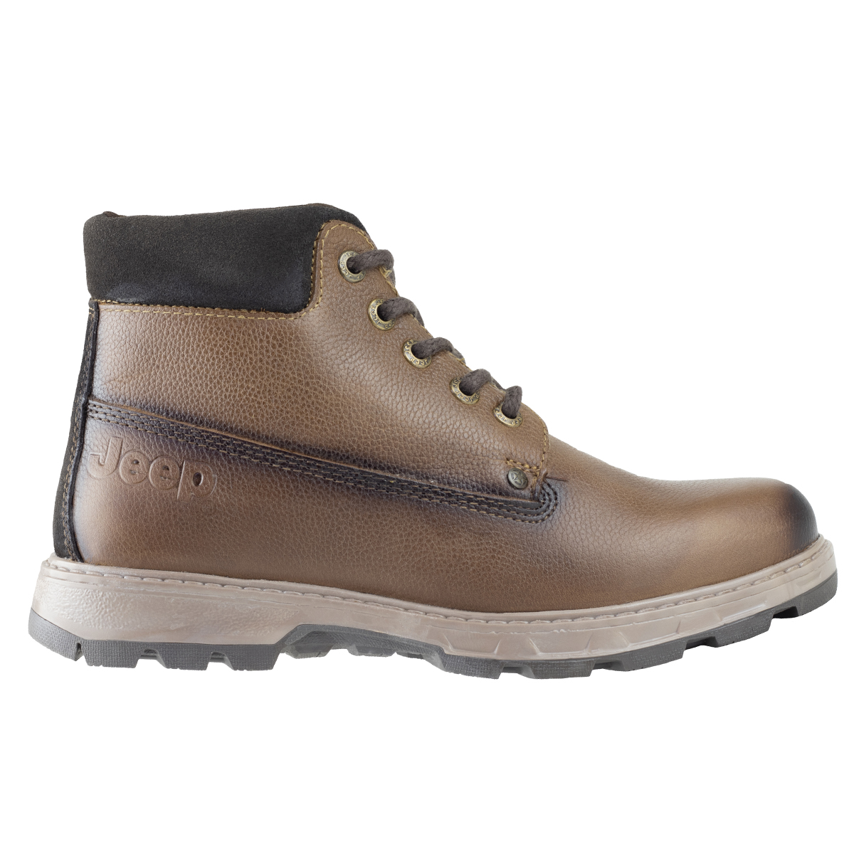 BOTAS URBANAS JEEP PARA HOMBRE 16502 GRANEADO BRONCE CONFORT.