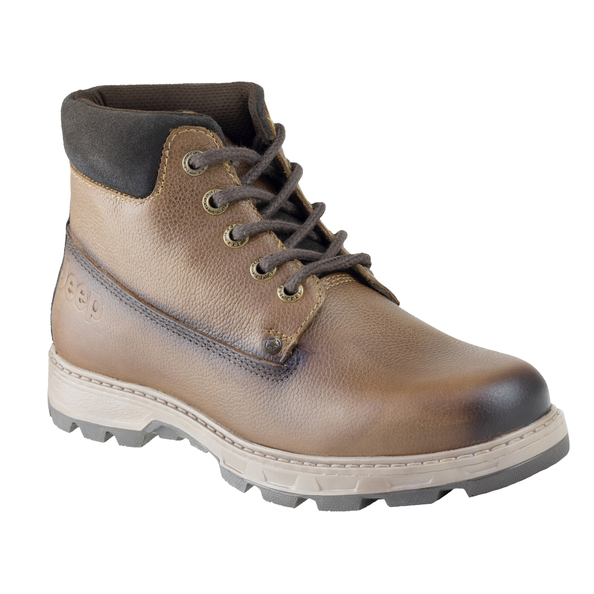 BOTAS URBANAS JEEP PARA HOMBRE 16502 GRANEADO BRONCE CONFORT.