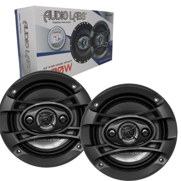 Bocinas Coaxiales Audio Labs ADL-SP65 600 Watts 6.5 Pulgadas 4 Ohms 4 Vías 60 Watts RMS 