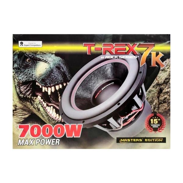 Subwoofer Open Show Competition Rock Series T-REX7K 7000 Watts 15 Pulgadas 2 +2 Ohms DVC 