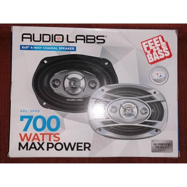 Bocinas Coaxiales Audio Labs ADL-SP69 350 Watts 6x9 Pulgadas 4 Ohms 70 Watts RMS 4 Vías 