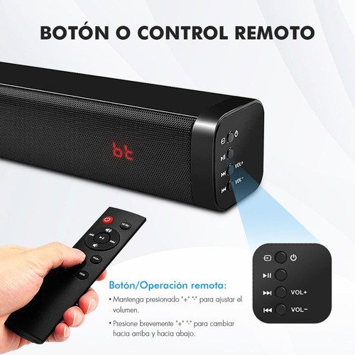 Barra De Sonido Bocinas Bluetooth Para Tv Home Theater