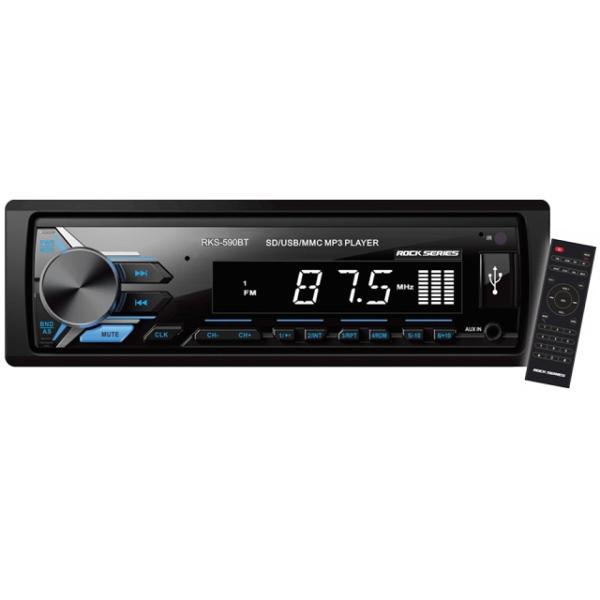 Autoestéreo 1 DIN Rock Series RKS-590BT Desmontable Bluetooth MP3 Con control remoto 