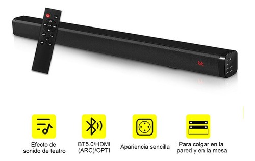 Barra De Sonido Bocinas Bluetooth Para Tv Home Theater