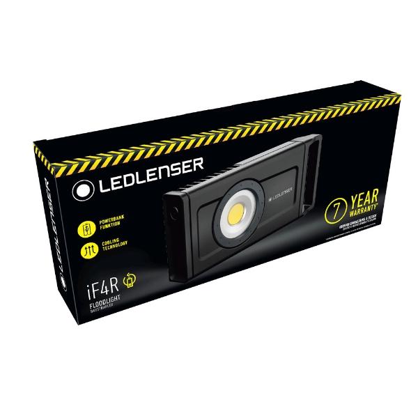 Lámpara Recargable de Trabajo iF4R Negra Ledlenser
