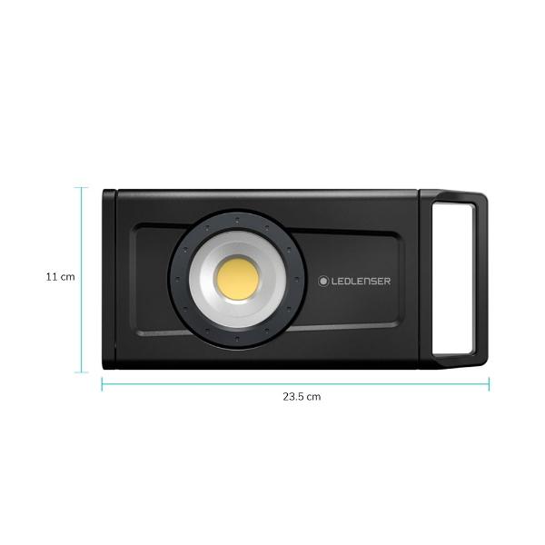 Lámpara Recargable de Trabajo iF4R Negra Ledlenser