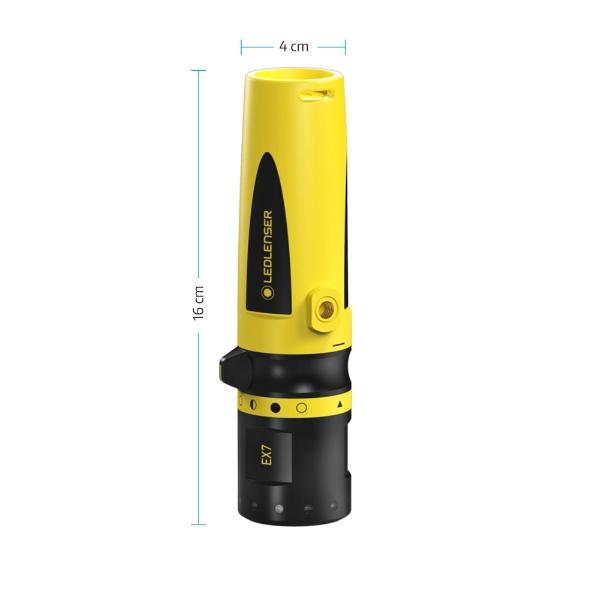 Linterna Industrial Antiexplosiva EX7 Amarilla Ledlenser