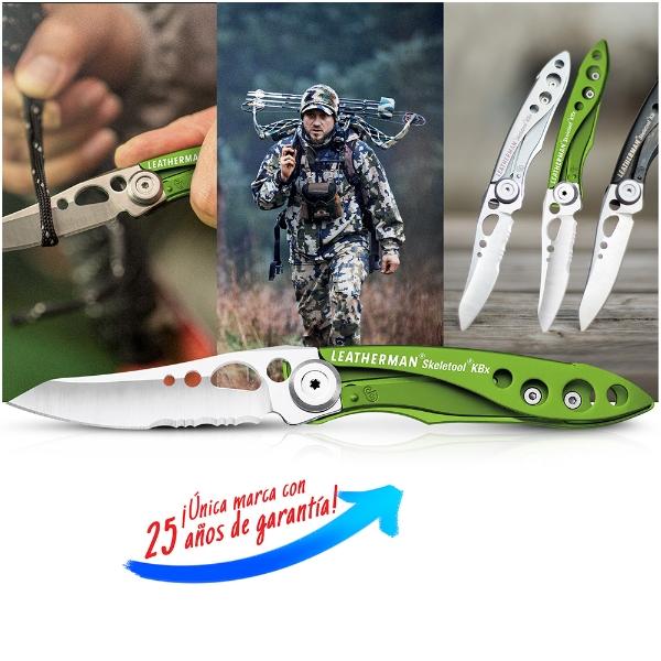 Navaja Combinada SKELETOOL KBX-G Verde Leatherman