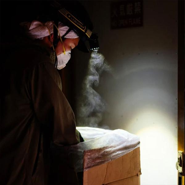 Linterna Antiexplosiva de Cabeza ILH8 Amarilla Ledlenser