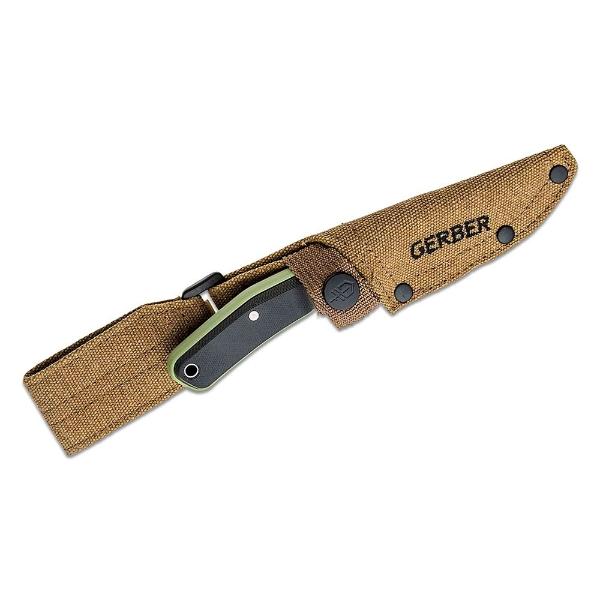 Cuchillo Liso DOWNWIND Verde Gerber