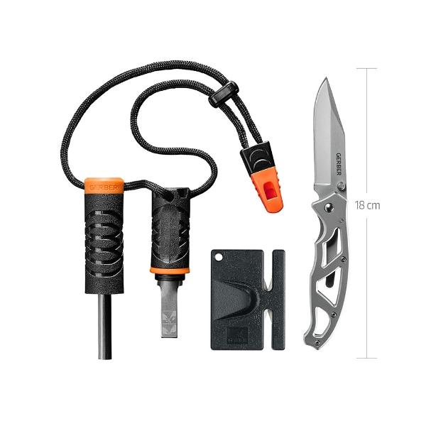 Kit de Navaja y Accesorios IN THE FIELD Naranja Gerber